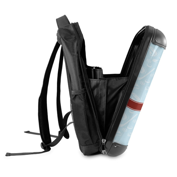 Hockey 18" Hard Shell Backpacks - SIDE OPEN