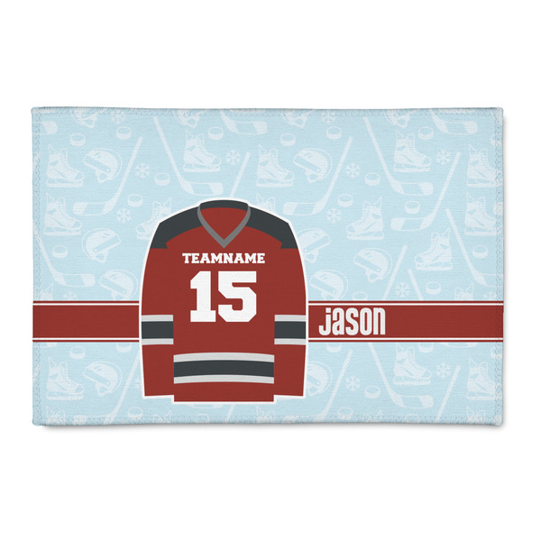 Custom Hockey 2' x 3' Patio Rug (Personalized)