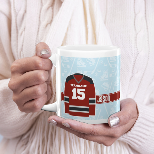 Hockey 20oz Coffee Mug - LIFESTYLE