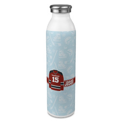 Hockey 20oz Stainless Steel Water Bottle - Full Print (Personalized)