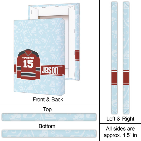 Hockey 20x30 - Canvas Print - Approval