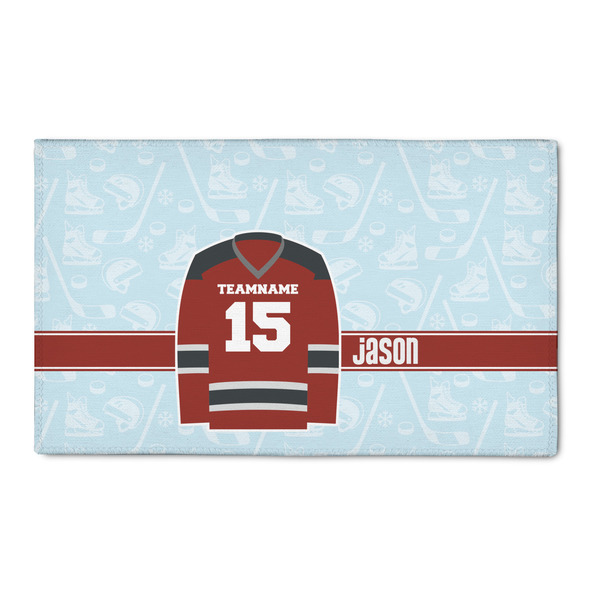 Custom Hockey 3' x 5' Indoor Area Rug (Personalized)