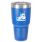 Hockey 30 oz Stainless Steel Tumbler - Royal Blue - Single-Sided