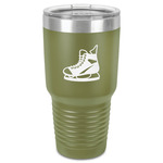 Hockey 30 oz Stainless Steel Tumbler - Olive - Single-Sided