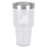 Hockey 30 oz Stainless Steel Tumbler - White - Single-Sided