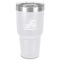 Hockey 30 oz Stainless Steel Tumbler - White - Single-Sided
