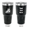 Hockey 30 oz Stainless Steel Ringneck Tumblers - Black - Double Sided - APPROVAL
