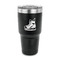 Hockey 30 oz Stainless Steel Ringneck Tumblers - Black - FRONT