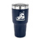 Hockey 30 oz Stainless Steel Ringneck Tumblers - Navy - FRONT