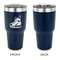 Hockey 30 oz Stainless Steel Ringneck Tumblers - Navy - Single Sided - APPROVAL