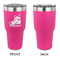 Hockey 30 oz Stainless Steel Ringneck Tumblers - Pink - Single Sided - APPROVAL