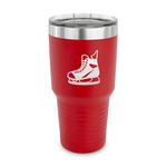 Hockey 30 oz Stainless Steel Tumbler - Red - Single Sided