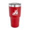 Hockey 30 oz Stainless Steel Ringneck Tumblers - Red - FRONT