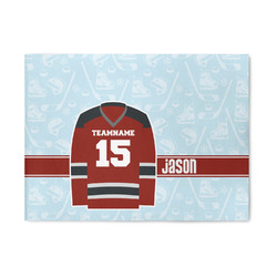 Hockey 5' x 7' Patio Rug (Personalized)