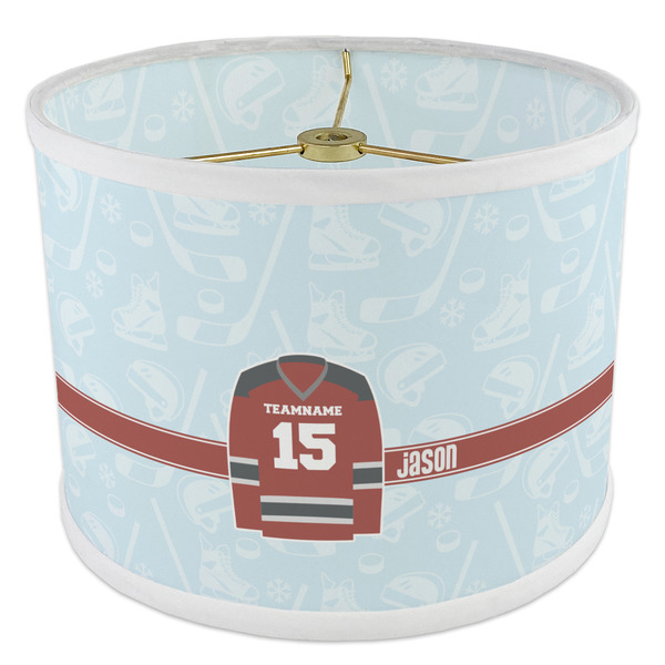 Hockey 8" Drum Lampshade - ANGLE Poly-Film