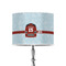 Hockey 8" Drum Lampshade - ON STAND (Poly Film)