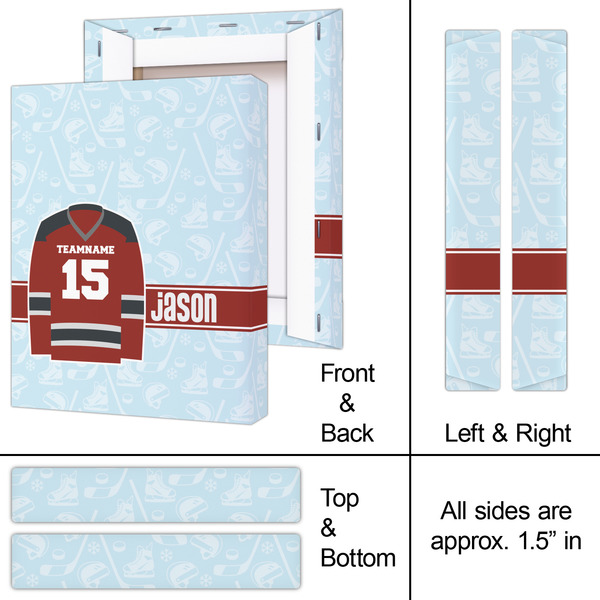 Hockey 8x10 - Canvas Print - Approval