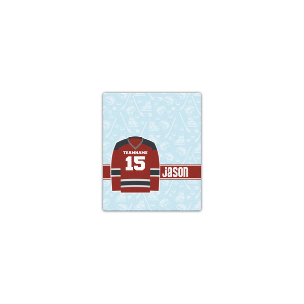 Custom Hockey Canvas Print - 8x10 (Personalized)
