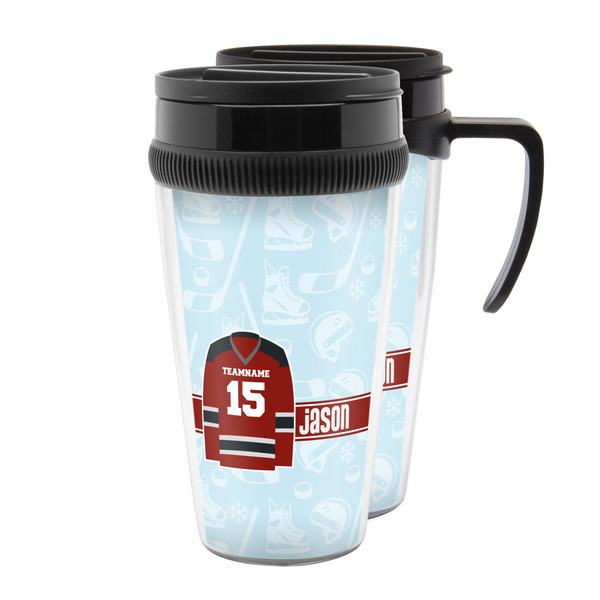 Custom Hockey Acrylic Travel Mug (Personalized)