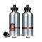 Hockey Aluminum Water Bottle - Front and Back