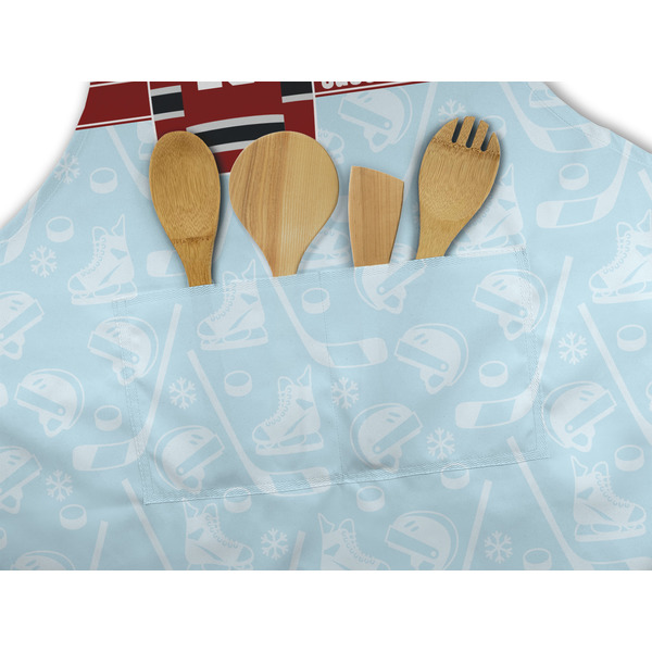 Hockey Apron - Pocket Detail with Props