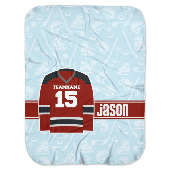 Custom Hockey Baby Swaddling Blanket (Personalized)