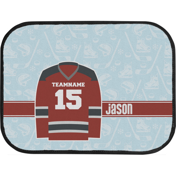 Hockey Back Seat Car Mat