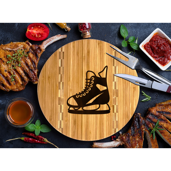 Hockey Bamboo Cutting Boards - LIFESTYLE