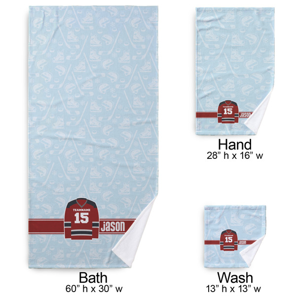 Hockey Bath Towel Sets - 3-piece - Approval