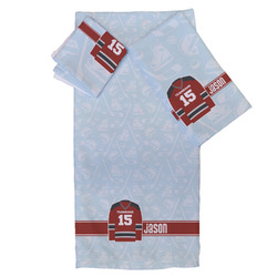 Hockey Bath Towel Set - 3 Pcs (Personalized)