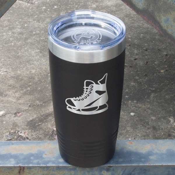 Hockey Black Polar Camel Tumbler - 20oz - Angled