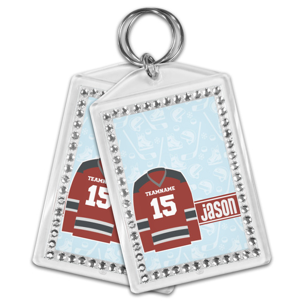 Hockey Bling Keychain - MAIN