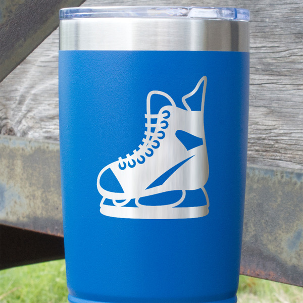 Hockey Blue Polar Camel Tumbler - 20oz - Close Up