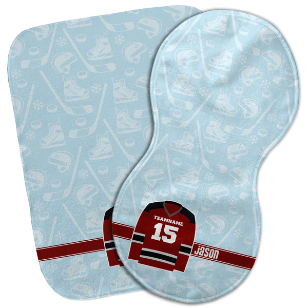 Custom Hockey Burp Cloth (Personalized)