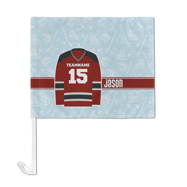 Hockey Car Flag - Large - FRONT