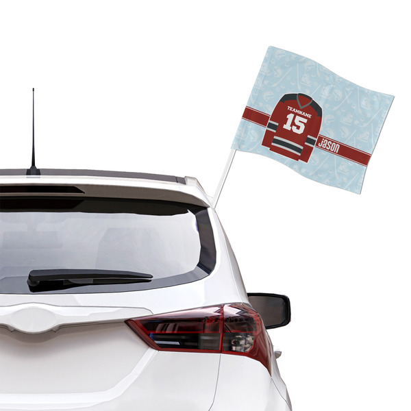 Hockey Car Flag - Large - LIFESTYLE