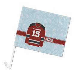 Hockey Car Flag - Large (Personalized)