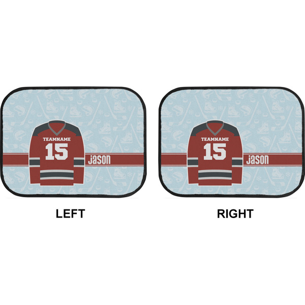 Hockey Car Floor Mats (Back Seat) (Approval)