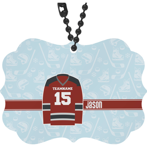 Custom Hockey Rear View Mirror Charm (Personalized)