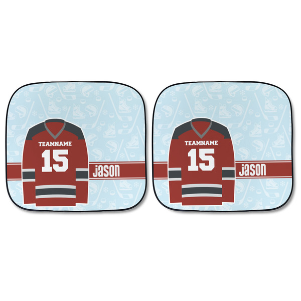 Hockey Car Sun Shades - FRONT