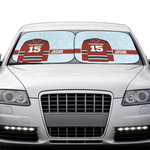 Hockey Car Sun Shades - IN CONTEXT