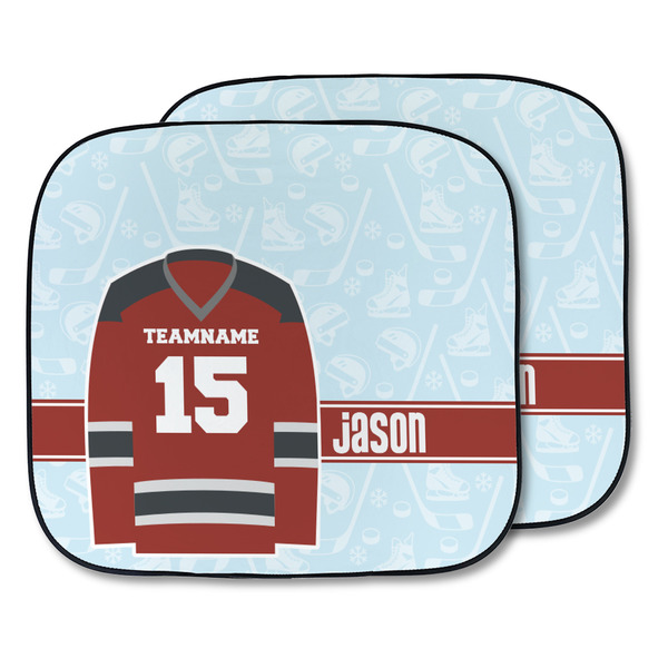 Custom Hockey Car Sun Shade - Two Piece (Personalized)