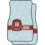Hockey Car Floor Mats (Front Seat) (Personalized)