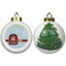 Hockey Ceramic Christmas Ornament - X-Mas Tree (APPROVAL)