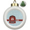 Hockey Ceramic Ball Ornament - Christmas Tree (Personalized)