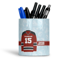 Hockey Ceramic Pen Holder