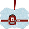 Hockey Christmas Ornament (Front View)