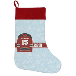 Hockey Holiday Stocking w/ Name and Number