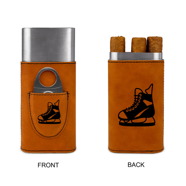 Hockey Cigar Case with Cutter - Double Sided - Approval