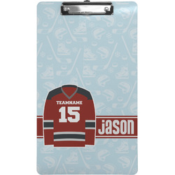 Hockey Clipboard (Legal Size) (Personalized)